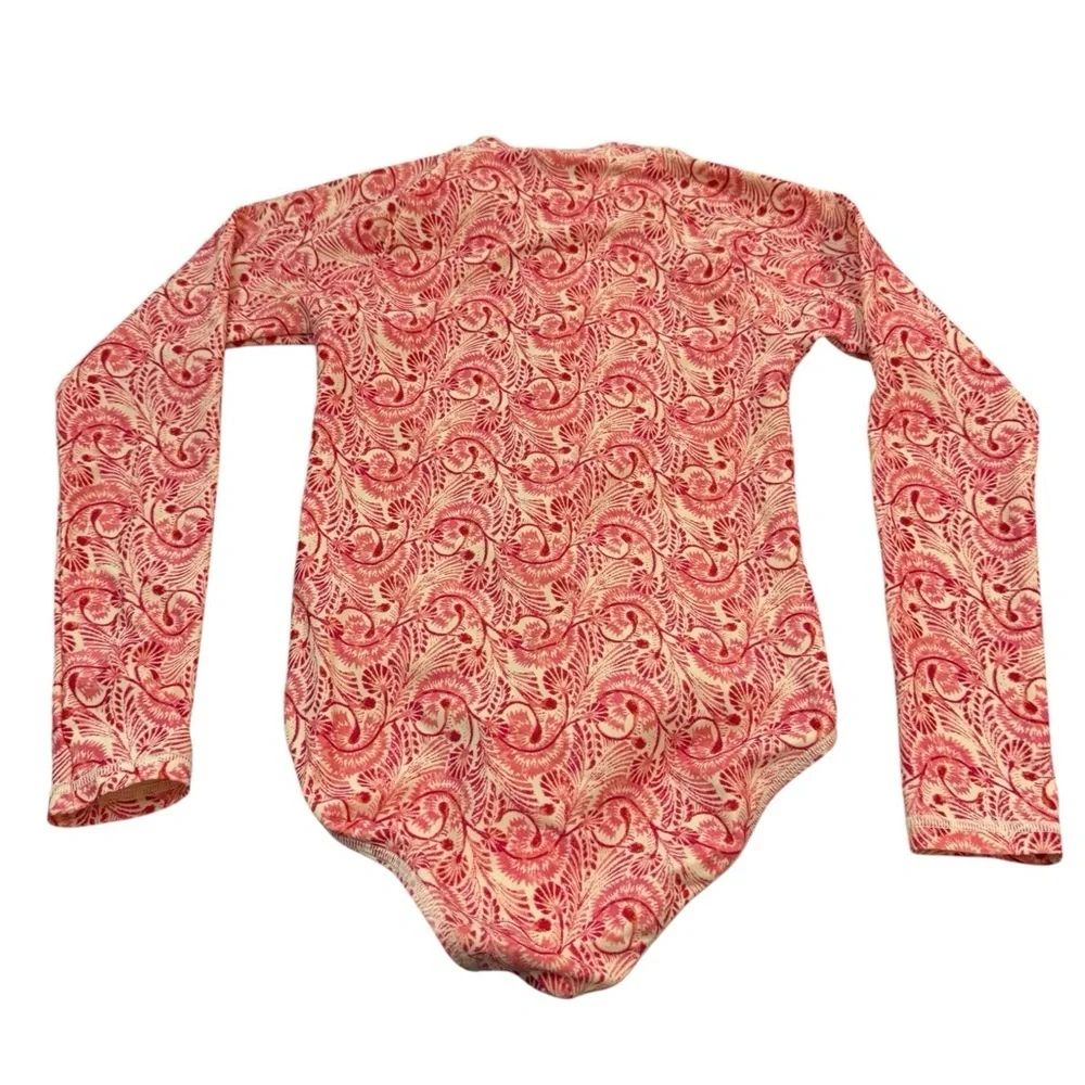 J Crew Crewcuts Girls Rash Guard One Piece Swimsuit Size 10